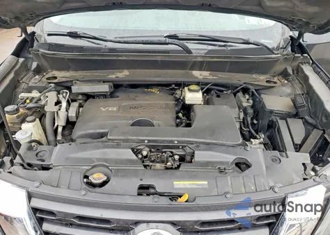 2019 Nissan Pathfinder S z USA, uszkodzony, nr VIN 5N1DR2MM3KC624484